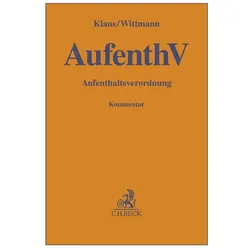 AufenthV, Fachbücher von Sebastian Klaus, Philipp Wittmann, Sebastian Röder, Andreas Dippe, Stephanie Tonn, Kim Hammer