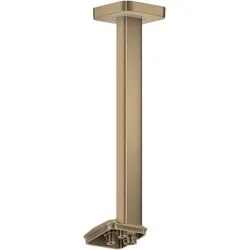 Hansgrohe AXOR ShowerSphere Deckenanschluss, 300 mm, Brushed Bronze, für Kopfbrause 2jet