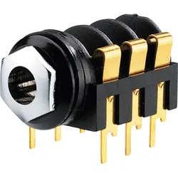 MON MZT-223G - MONACOR 6,3-mm-Stereo-Klinken-Einbaubuchse