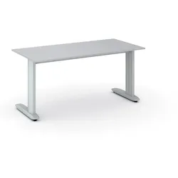 Büroschreibtisch PRIMO FLEXIBLE, 160x80 cm, grau