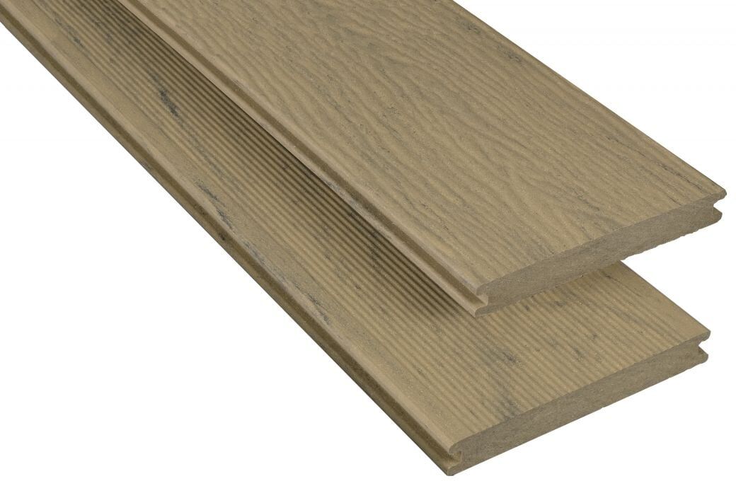 Kovalex Terrassendiele WPC 300 x 14,5 x 2,0 cm samtesche mattiert