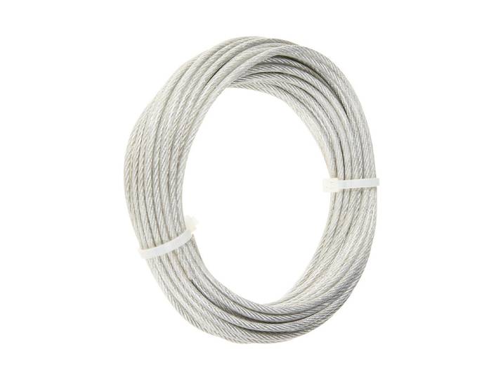 Meister + Co Stahldrahtseil mit PVC-Mantel ⌀ 2 mm 48 kg