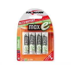 ANSMANN AA maxe+ NiMH Akku 2.500 mAh 4er Pack
