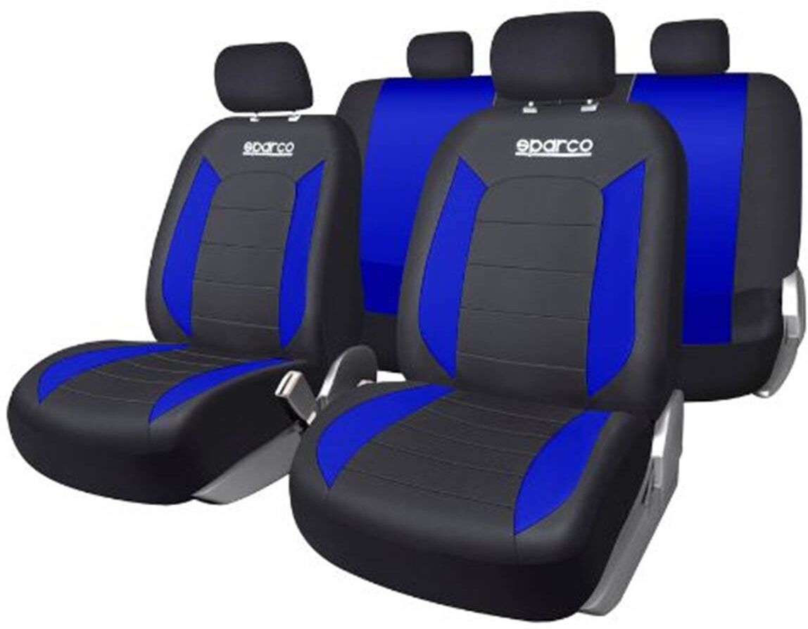 Capas dos bancos Sparco V-Line azul
