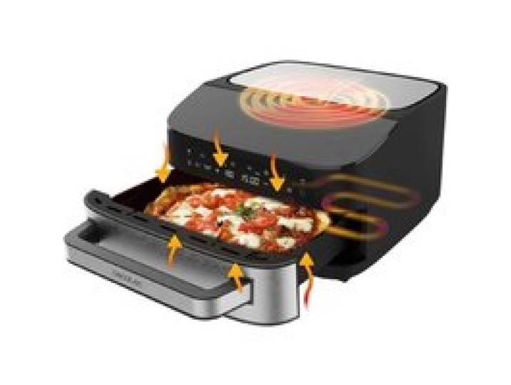 Cecotec Four Électrique pour Pizza de 7L Pizza&Fry 7000. 2200W Pizzas de 13 Pouces Écran Tactile 8 Programmes Température