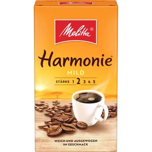 Melitta Kaffee Harmonie Mild, gemahlener Kaffee, Arabica & Robusta, 500 g