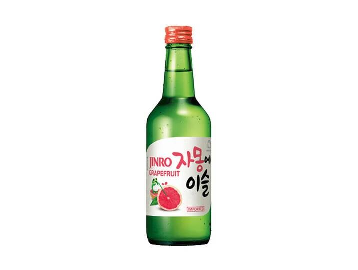 Jinro Chamisul Pamplemousse Alcool 13,0% 350 ml Soju coréen (Saveur pamplemousse)