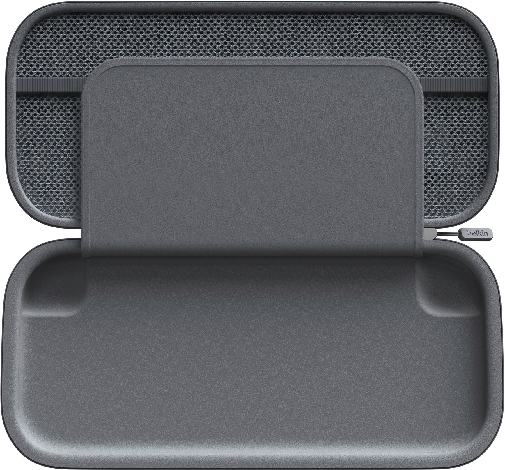 Belkin Konsolen-Tasche "Gaming Travel Case für Nintendo Switch 2", braun (grau), Spielekonsolen, Hüllen, Reisetasche, Schutzhülle, Transporttasche, Case, Schutzcase, stoßfest, Konsolen-Tasche