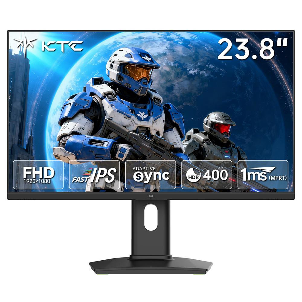 KTC H24F7-2 Gaming Monitor, 23,8 inch, FHD, Fast IPS, 240Hz, 1ms MPRT, HDR400, FreeSync, in hoogte verstelbaar
