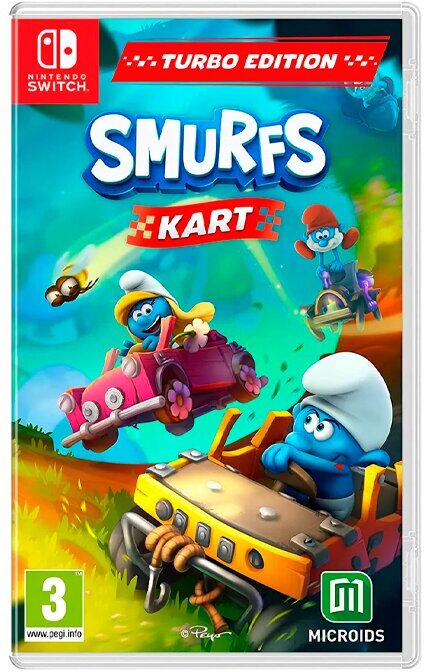 MICROIDS JOGO SWITCH SMURFS KARTING LMT
