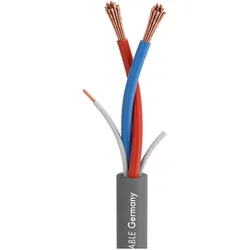 Lautsprecherkabel SC-Eclipse SPQ240 MKII; 2 x 4,00 mm2; PVC Ø 9,50 mm; grau