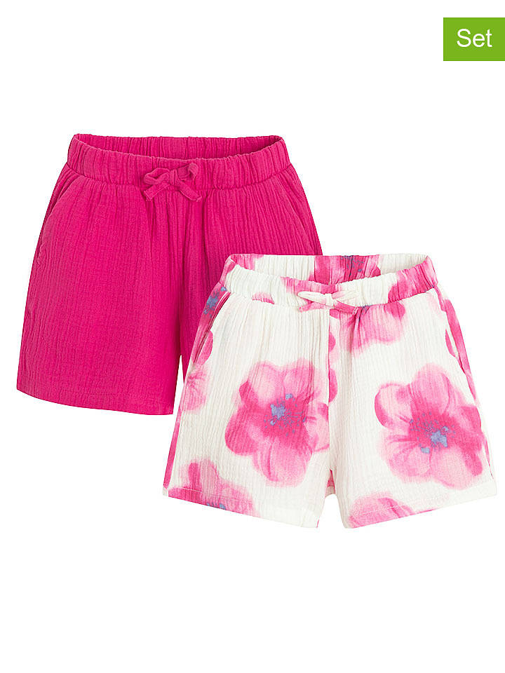 COOL CLUB 2er-Set: Shorts in Creme/ Pink - 104