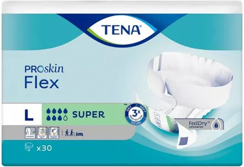 Tena Flex Super Pañal Grande x30