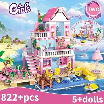 Uplift Picks City Villa Building Blocks Street View DIY House Brick Toy Set City Villa Building Blocks Street View DIY House Brick Toy Set
