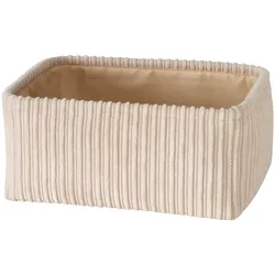 Korb CORDULARIS groß (BHT 27x16x36 cm) - beige - BHT 27x16x36 cm