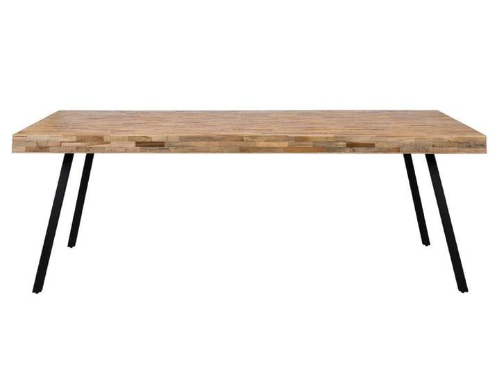 Esstisch Suri 220x100 – aus Teak - Schwarz - Luxusbetten24
