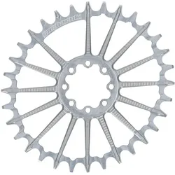 GARBARUK Kettenblatt Direct Mount MTB oval für SRAM 8-Loch | silber |