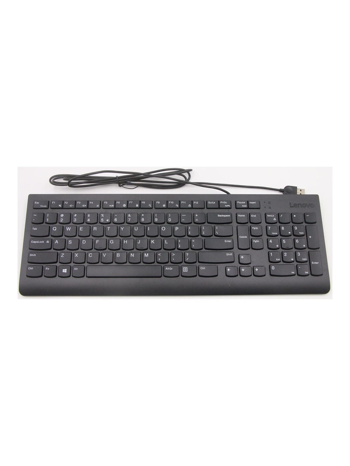 Lenovo - keyboard - US with Euro symbol - black Input Device - Tastatur - Englisch - Schwarz
