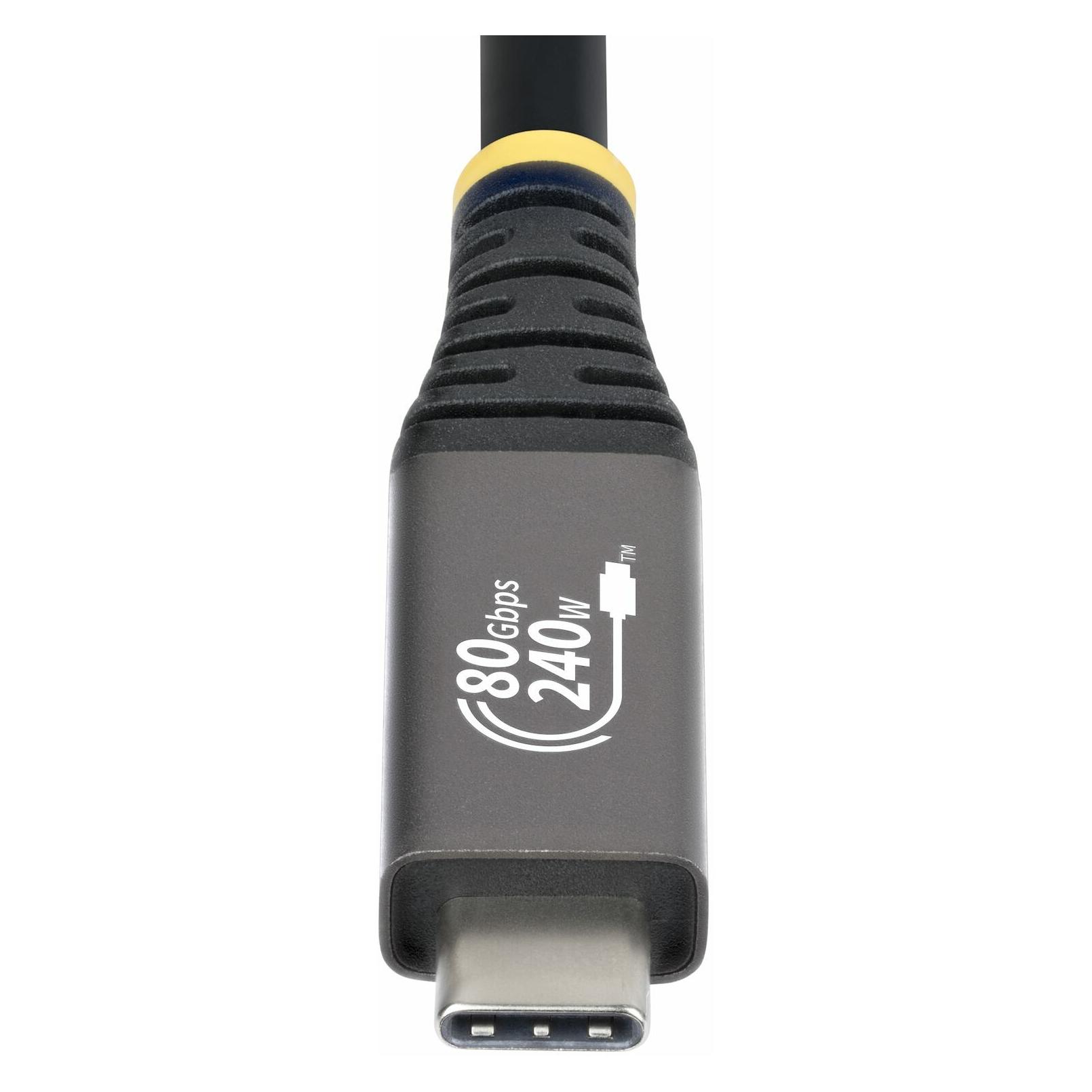StarTech USB4 Cable USB-C - 1.5m (1.50 m, 240 W) (CC150CM80GUSB4CABLE)