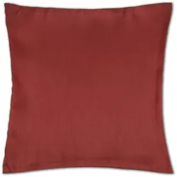 Bestlivings Kissenhüllen 40x40 Alessia rot - salsa mit Füllung