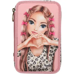 TOPModel 3 Fach Federtasche mit Schleifen LEOHEART