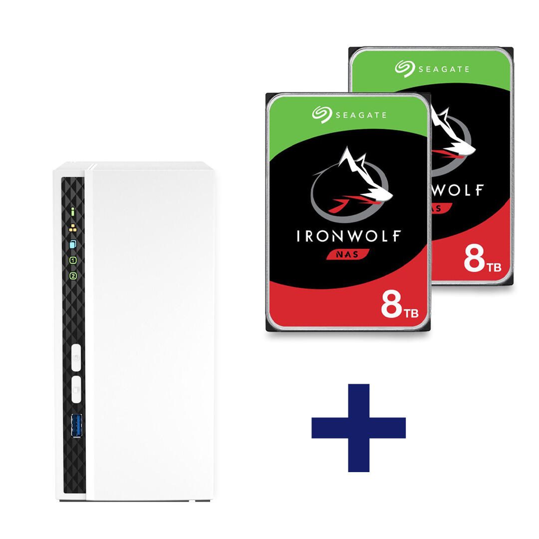 QNAP Systems QNAP TS-233 & 16TB IronWolf NAS Bundle 4260473783619