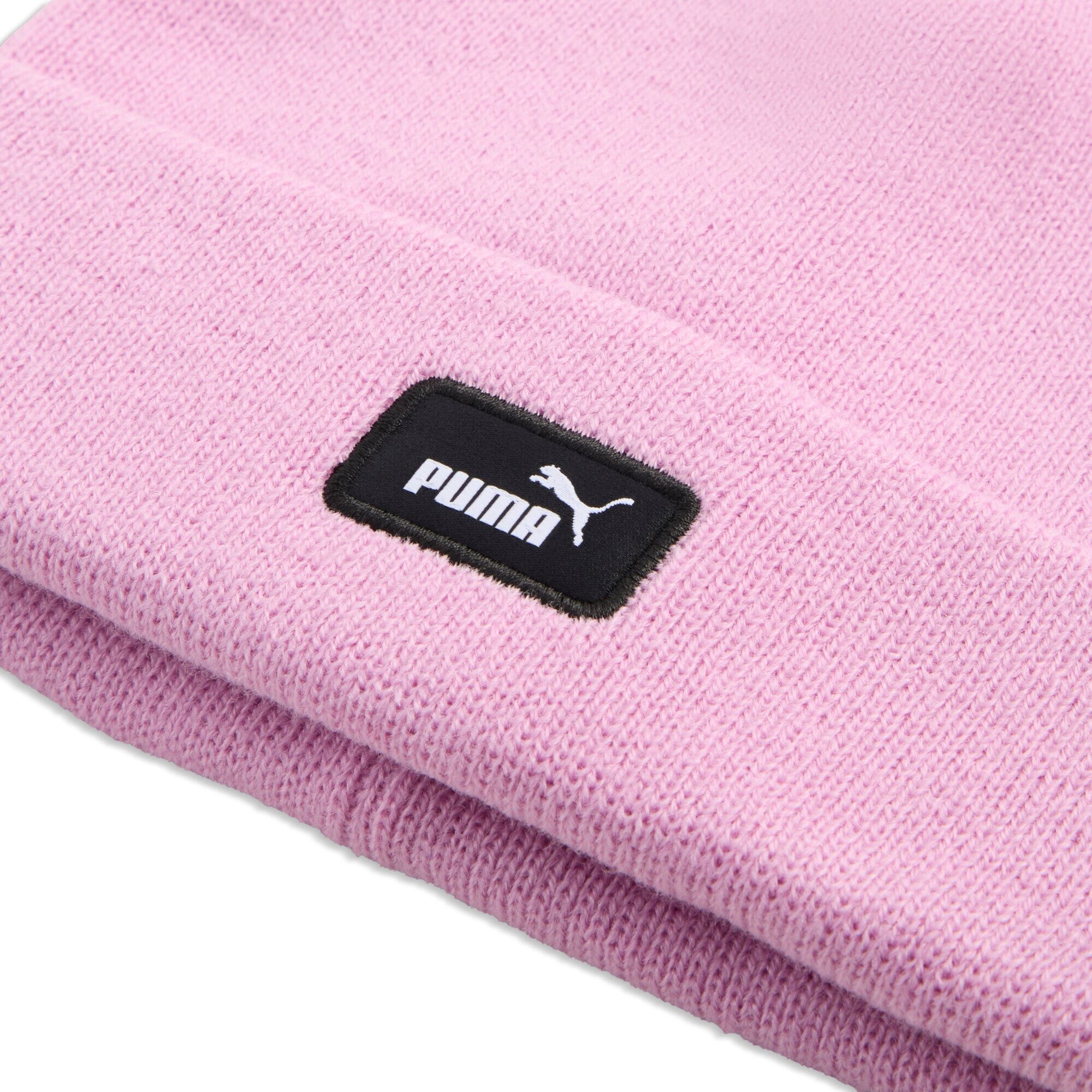 Strickmütze PUMA "CLASSIC LOW CROWN BEANIE JR", Kinder, mauve glow, Polyacryl, unifarben, Mützen Strickmütze, für Jugendliche mauve glow Einheitsgröße