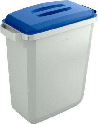Wertstoff-Sammelbehälter, 60 l, mit Deckel, blau