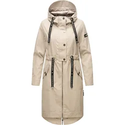 NAVAHOO Damen Modischer Funktionsparka Übergangs Outdoorjacke mit Kapuze Josinaa