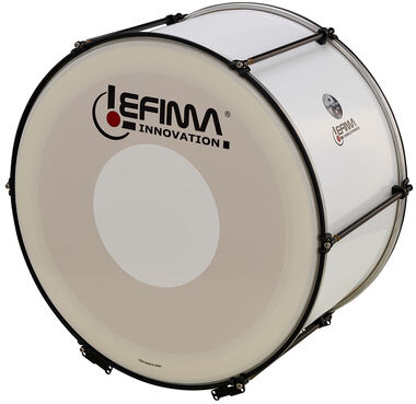 Lefima BMS 2414 Bass Drum WSWS Blanc
