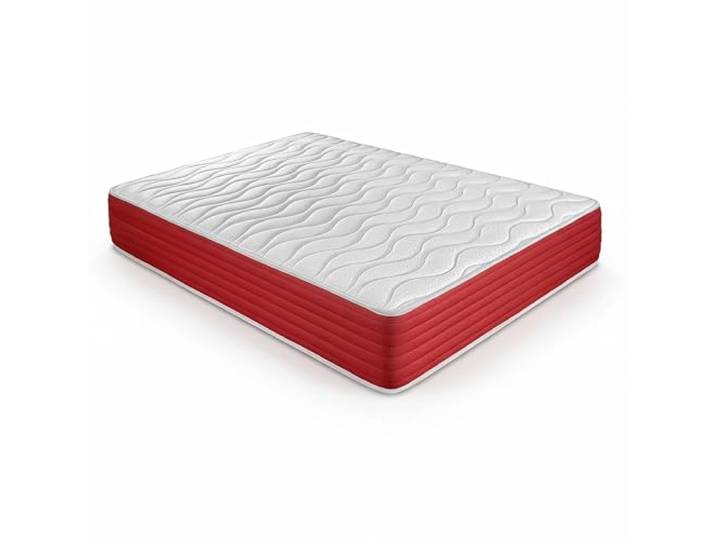 DUÉRMETE ONLINE Viskoelastische Lite Matratze, wendbar, fest und bequem, für Winter/Sommer, Weiß, Höhe 25 cm, 160 x 200 cm