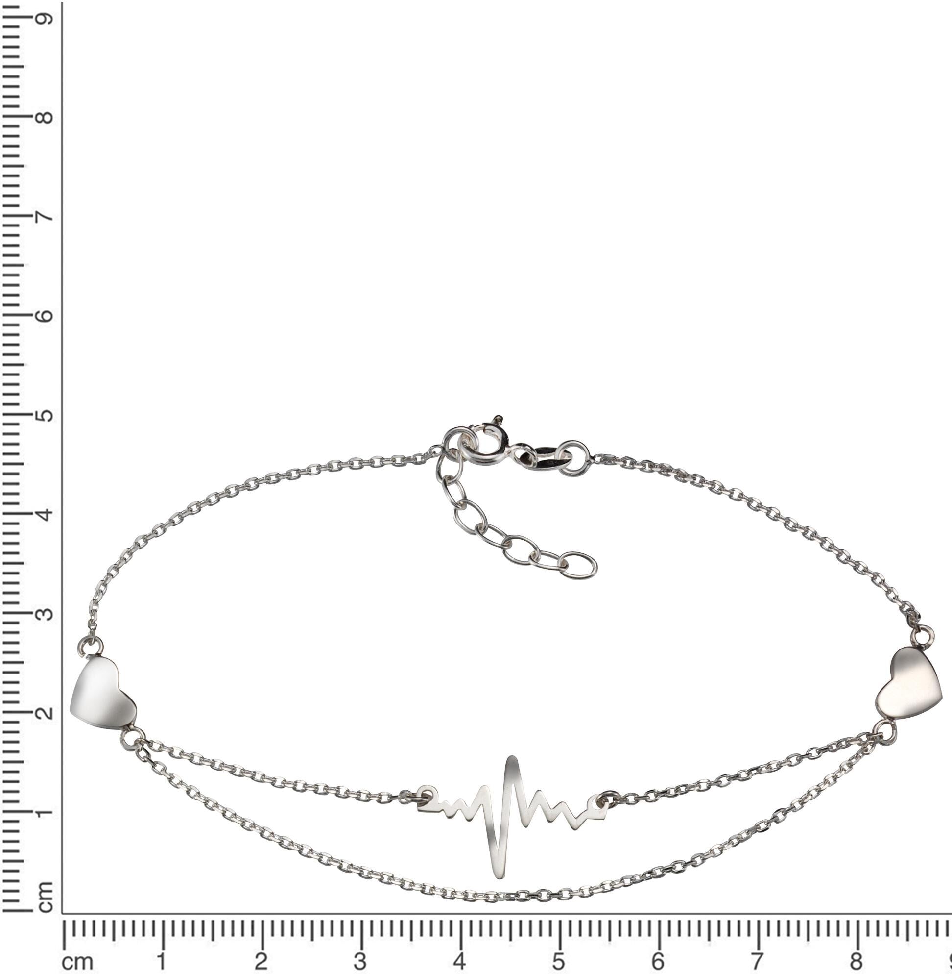 Fußkette FIRETTI "Schmuck Geschenk Silber 925 Körperschmuck Ankerkette", silber (silberfarben), Fußketten, Damen, Silber 925 (Sterlingsilber), Fußkette, mit symbolischen Elementen