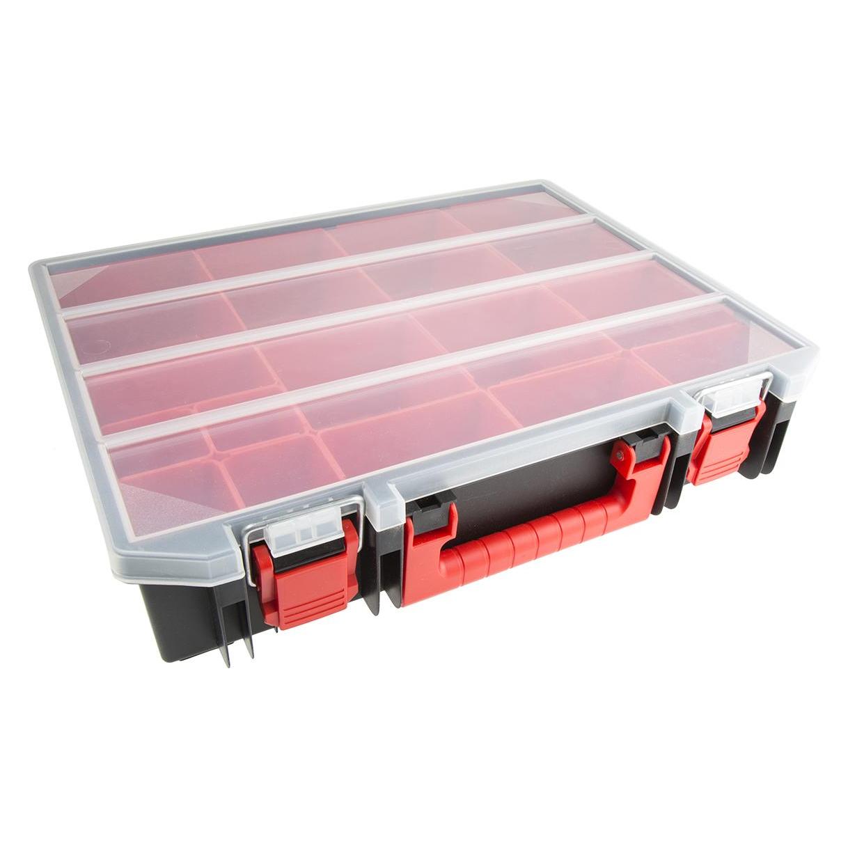 RS PRO Rack case w/ 4 sizes of pick boxes x 15 (1368908)