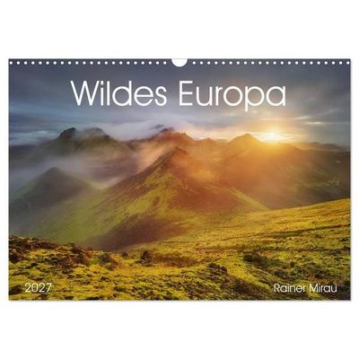 Wildes Europa 2027 (Wandkalender 2027 DIN A3 quer), CALVENDO Monatskalender