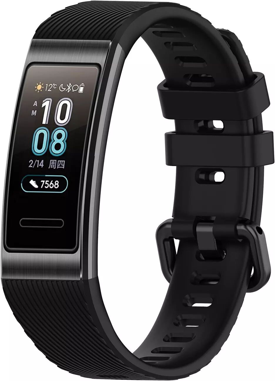 INF Ersatz Armband für Huawei Band 3/3 Pro / 4 Pro TPU Fitness Uhrenarmband
