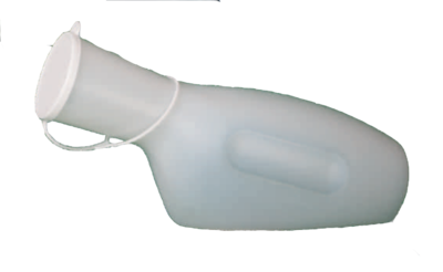 Brinkmann Medical ein Unternehmen der Dr. Junghans Medical GmbH URINFLASCHE Mann 1 l m.Deckel milchig 1 St 03136042