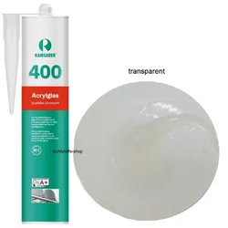 Ramsauer 400 Acrylglas transparent 1K Silikon Dichtstoff 310ml Kartusche
