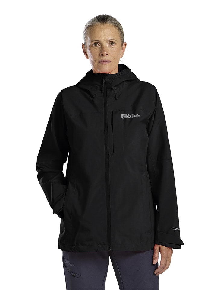 Jack Wolfskin Funktionsjacke "Tempest 2L" in Schwarz - M
