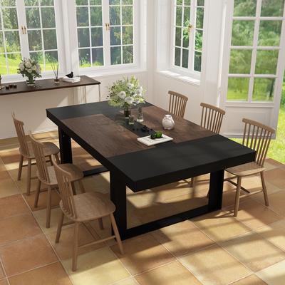 Timechee "86.6"" Larage Computer Desk Home Office Writing Desk Conference Table"