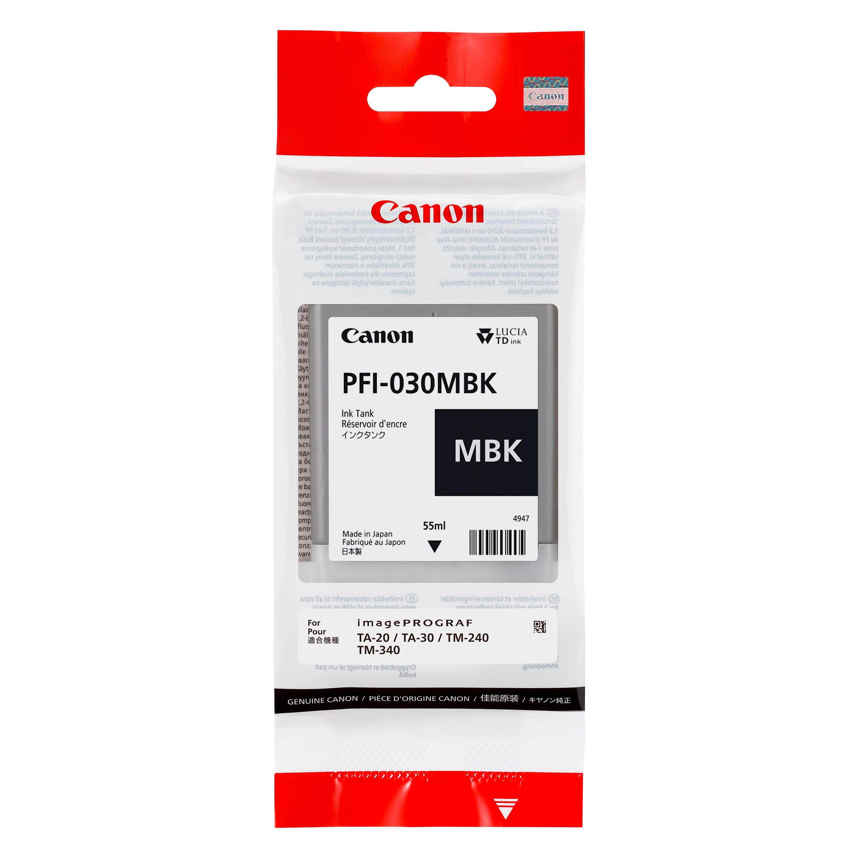 Canon Tintenpatrone matt schwarz (MBK) (PFI030MBK)