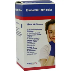Elastomull Haft 4mx10cm Color Blau 1 ST