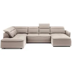 Wohnlandschaft Murillo Stoff Beige Sand