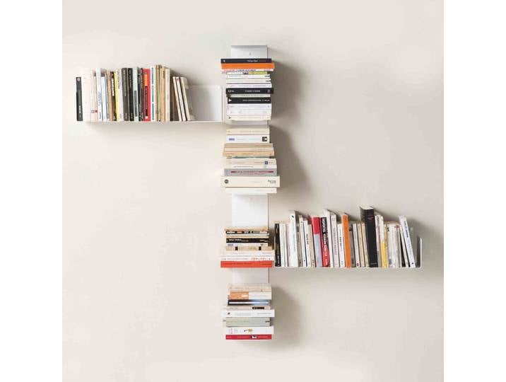 Bibliothèque design - étagère livre chicane - teebooks
