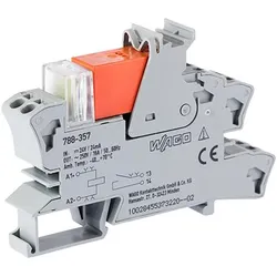 Wago 788-357 Relaismodul,Eingangsnennspannung DC 24 V,1 Schließer 788357