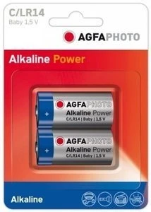AGFAPHOTO Alkaline Power LR14 Alkaline C Baby Batterie 1.5 V 2er Pack