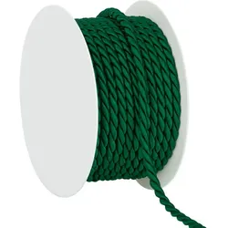 Kordel, dunkelgrün, 4 mm, 10 m