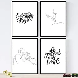 POSTER Set mit 4 ‚Alles ist möglich‘ A3 Rahmenlos