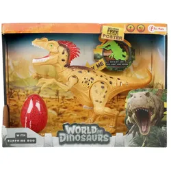 Toi-Toys 37458Z - WORLD OF DINOSAURS Dinosaurier mit Ton + Ei