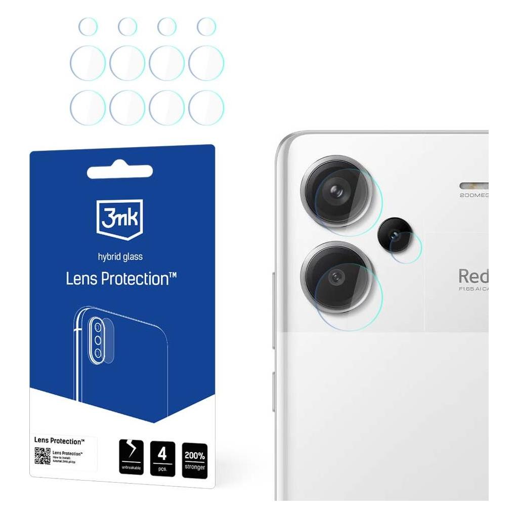 3MK Hybridglas Objektivschutz für Kamera für Redmi Note 13 Pro Plus (1 Stk., Xiaomi Redmi Note 13 Pro+) (5903108555623)