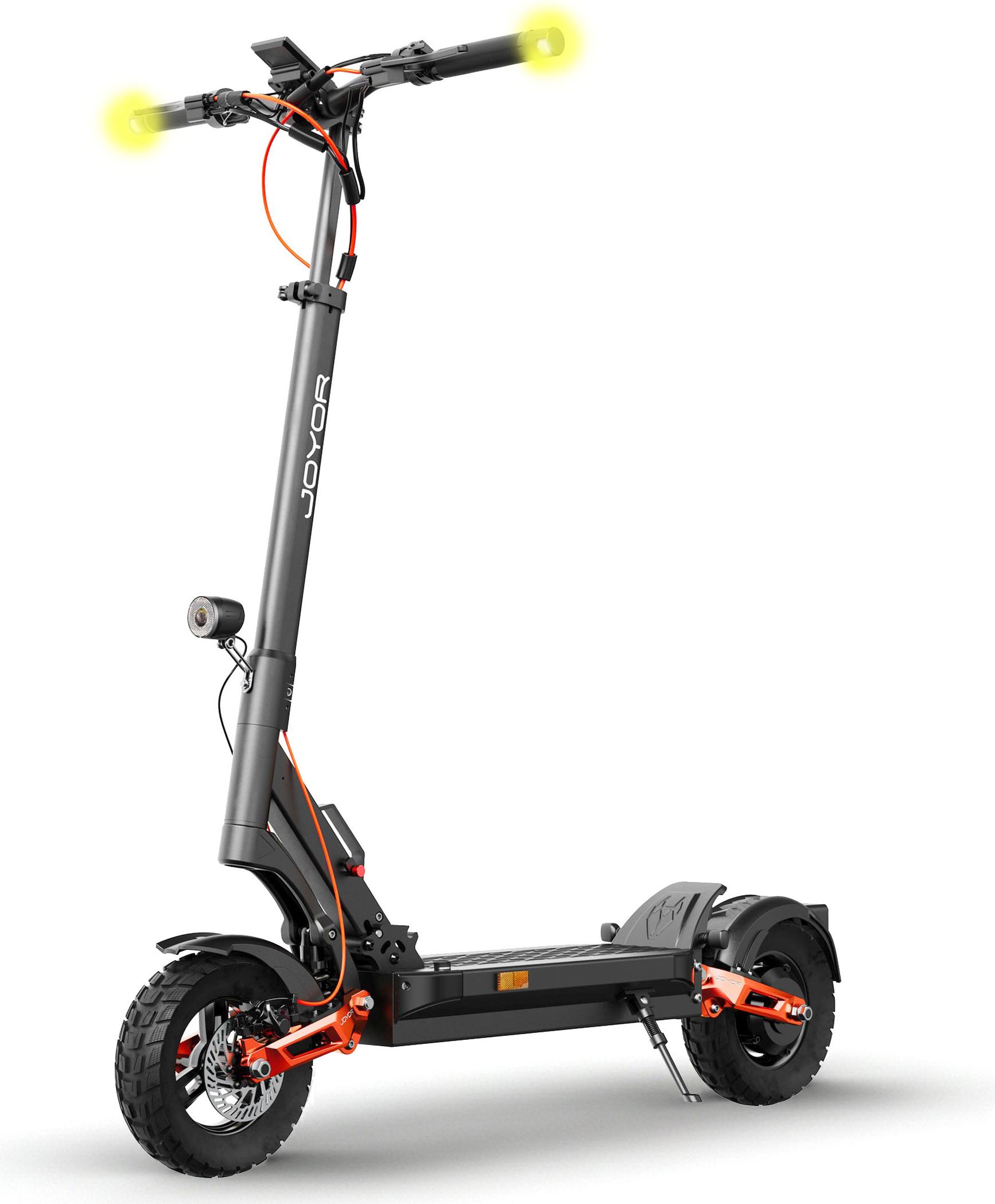 Joyor T6E E-Scooter mit Straßenzulassung 500W bis 70km Reichweite Blinker offroad 10 Zoll hydraulische Federung